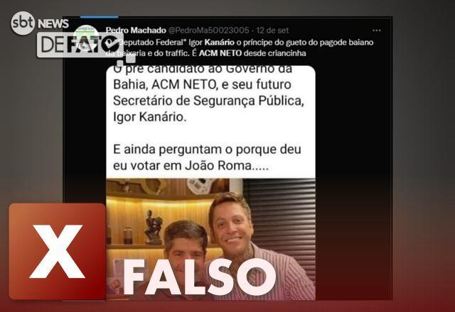 FALSO: Não há acordo para Kannário assumir Segurança Pública na BA