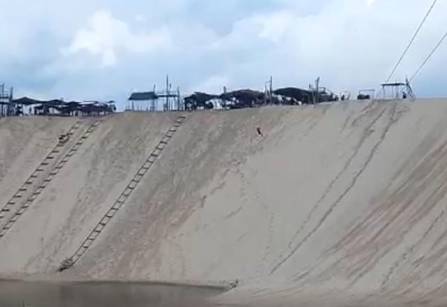 Turista morre em acidente com tirolesa de Canoa Quebrada, no Ceará