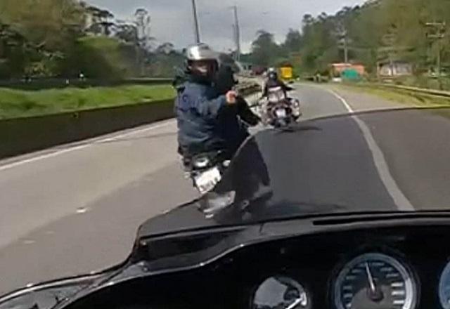 SP: câmera acoplada em moto registra tiro em piloto