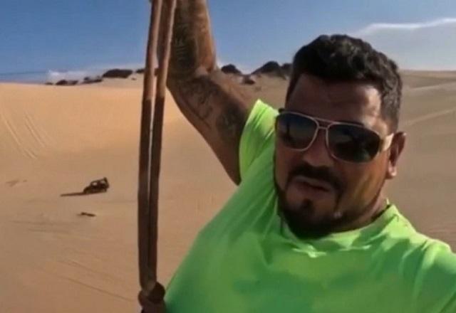 Vídeo revela queda de turista durante descida de tirolesa