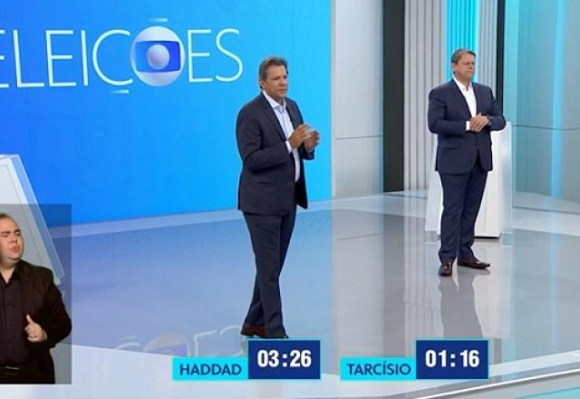 Tarcísio (Republicanos) e Haddad (PT) nacionalizam debate final em SP