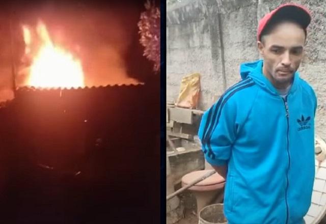 Moradores incendeiam casa de homem que assassinou menina em Goiás