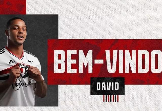 Mais um reforço! São Paulo anuncia a contratação do atacante David