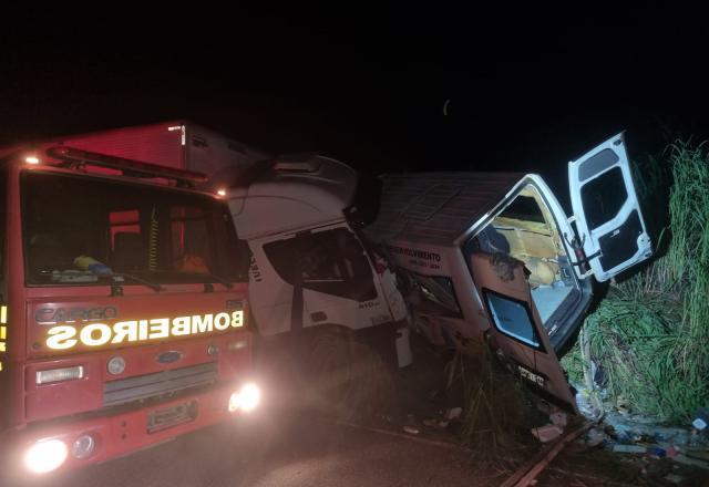 Acidente entre van e caminhão deixa 12 mortos em rodovia no Tocantins