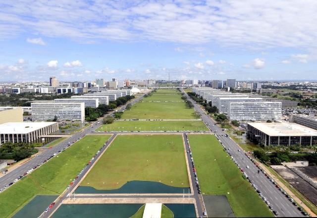 Brasília reforça a segurança na área da Esplanada dos Ministérios