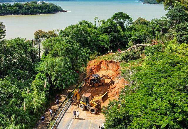 Rodovias do Litoral de SP ainda têm pontos de interdição; veja quais