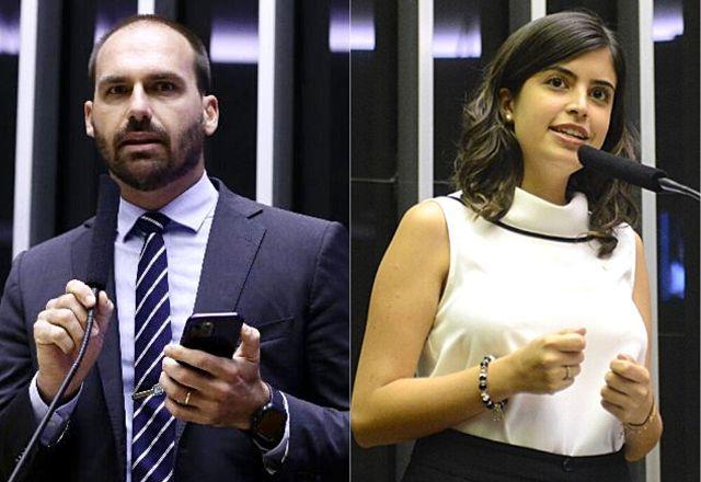 Eduardo Bolsonaro vira réu por difamação contra Tabata Amaral