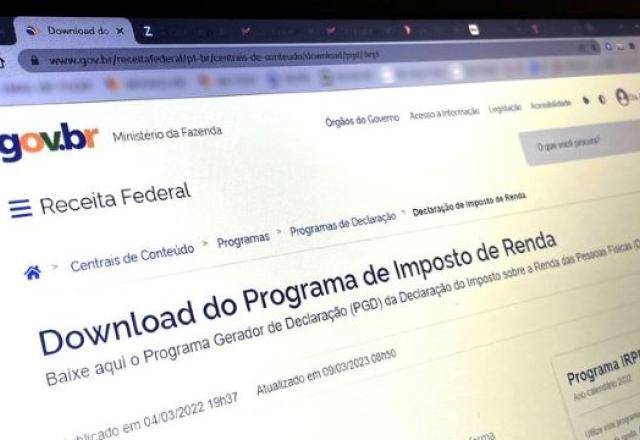 IR 2023: download do programa das declarações pode agilizar entrega