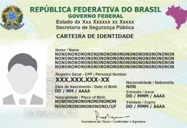 Nova carteira de identidade não terá campo referente ao sexo; entenda