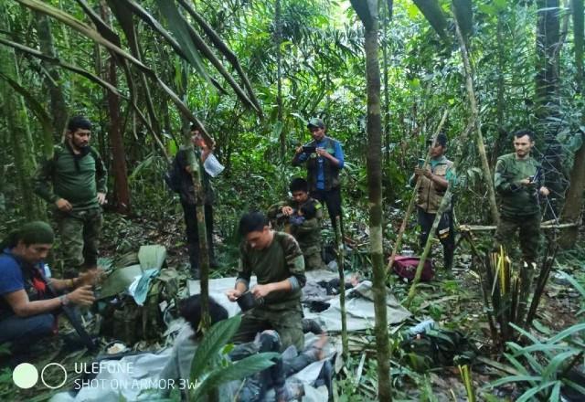 Crianças são encontradas com vida 40 dias após acidente aéreo na Colômbia