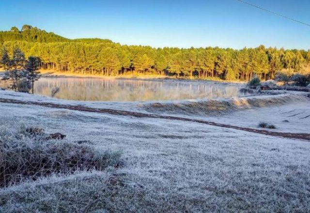 Serra Catarinense registra temperatura abaixo de -6ºC