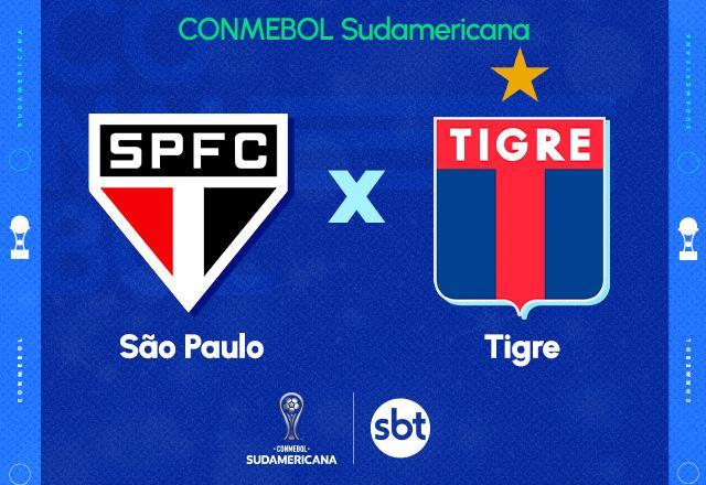 SBT transmite São Paulo x Tigre pela Copa Sul-Americana