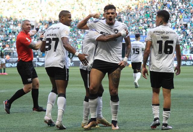 Botafogo supera Palmeiras e dispara na liderança do Brasileirão