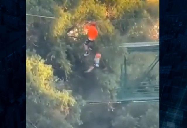 Menino de apenas seis anos sobrevive após cair de tirolesa