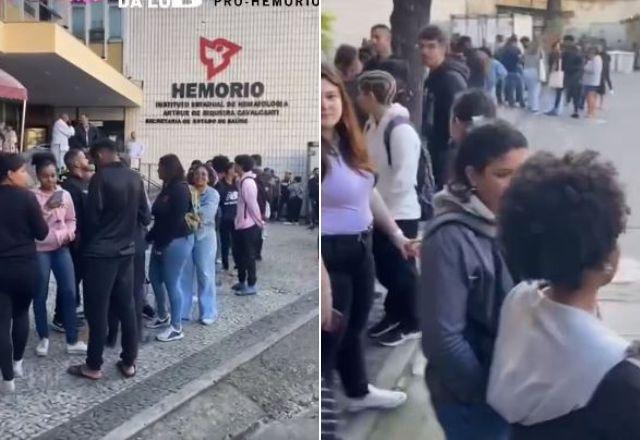 Fãs de Ludmilla fazem fila para doar sangue em troca de ingresso