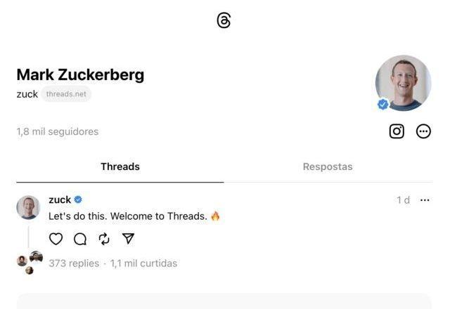 Threads, o Twitter da Meta, tem versão web vazada