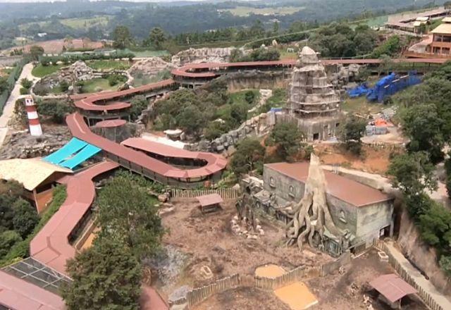 Parque une zoológico, teleférico e brinquedos na Grande São Paulo