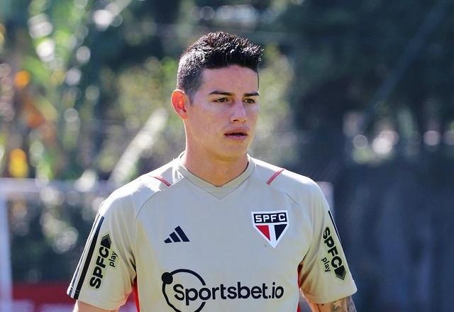 São Paulo regulariza James Rodríguez na CBF e meia está liberado para estreia