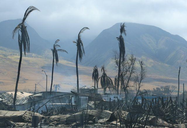 Autoridades alertam para risco de intoxicação após incêndios no Havaí