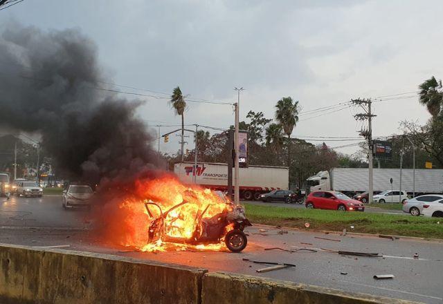 Acidente envolvendo ônibus que transportava crianças deixa 12 feridos no RS