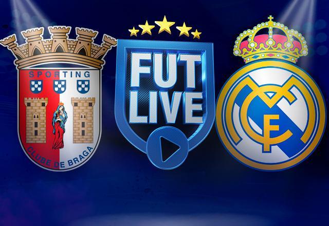 SBT tem Futlive após Braga x Real Madrid pela Champions League