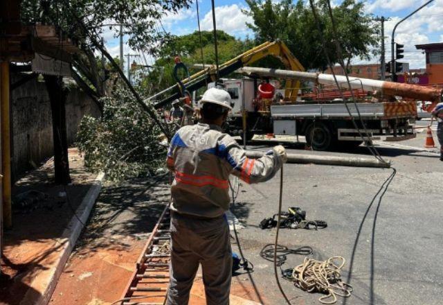 Enel diz que falta ainda restabelecer a energia de 107 mil clientes em SP