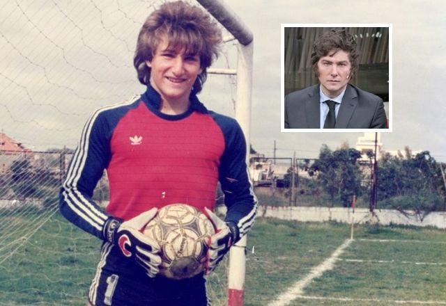 Milei, novo presidente da Argentina, foi goleiro na adolescência e era chamado de 'El Loco'