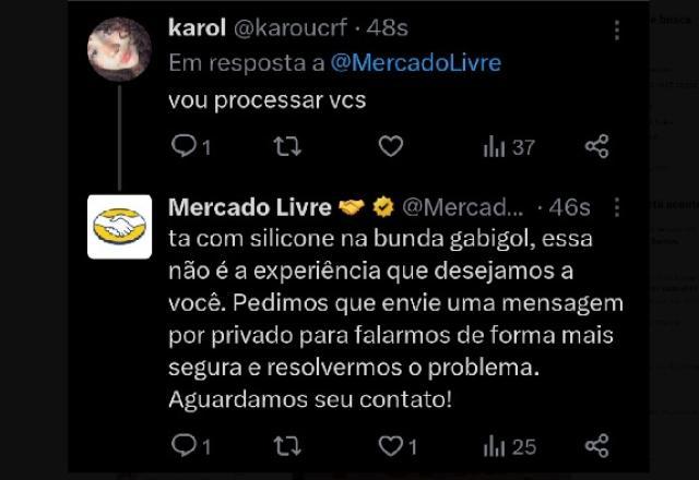 Perfil do Mercado Livre replica xingamentos por problema de robô da empresa na rede X