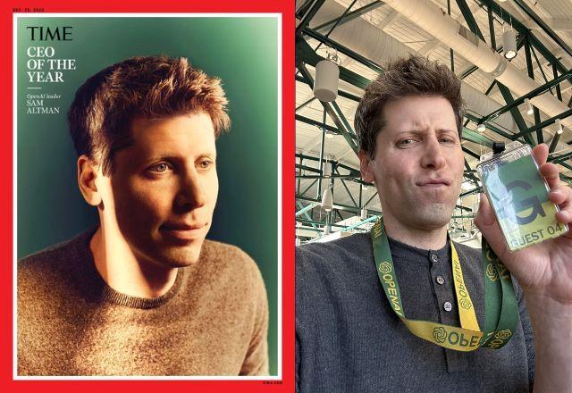 Sam Altman é escolhido CEO do ano pela Time