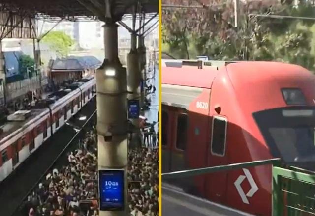 Reboque de trem quebra e afeta circulação do transporte em SP