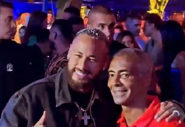 Aparência de Neymar em festa de Romário repercute em jornais estrangeiros