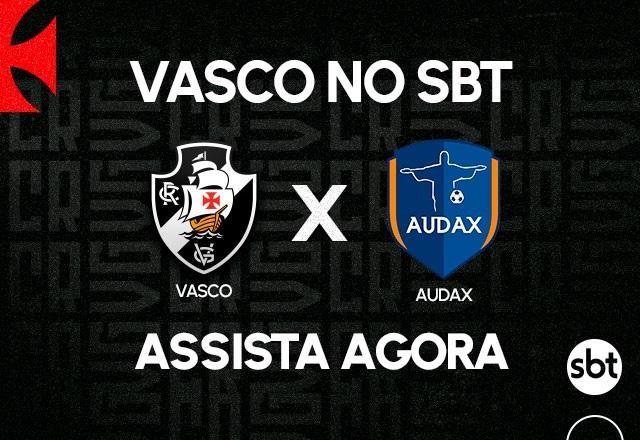 Ao vivo: assista Vasco x Audax pelo Campeonato Carioca