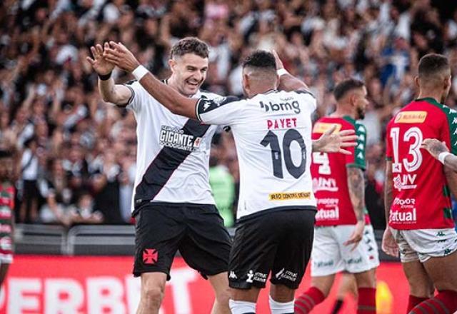 Vasco goleia Portuguesa e se classifica para a semi do Carioca; veja confrontos