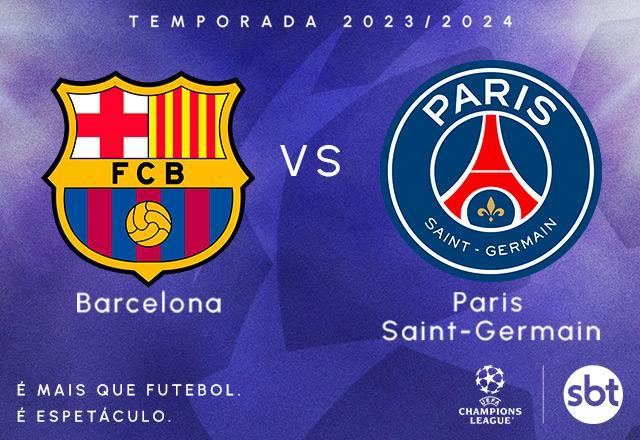 SBT transmite Barcelona x PSG pelas quartas da Champions League