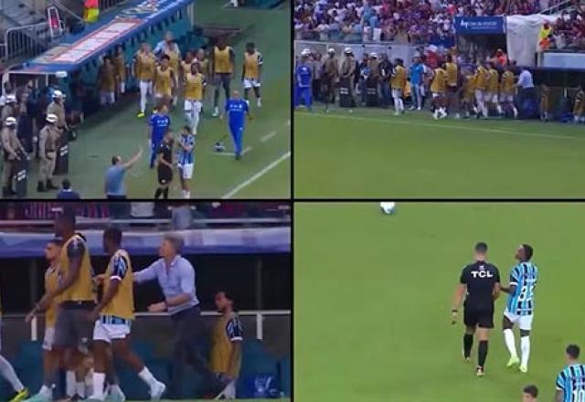 Análise do VAR aponta ofensa de Diego Costa a quarto árbitro em Bahia x Grêmio