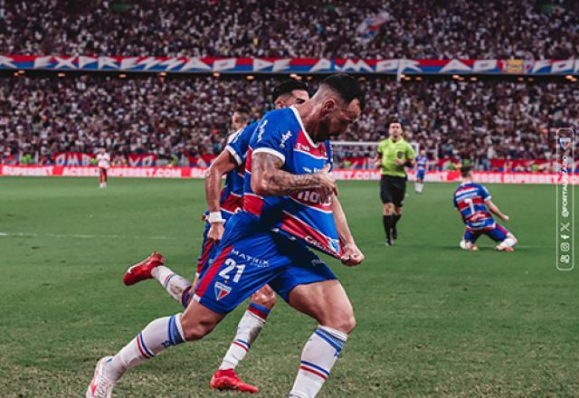 Fortaleza abre vantagem contra o CRB na final da Copa do Nordeste