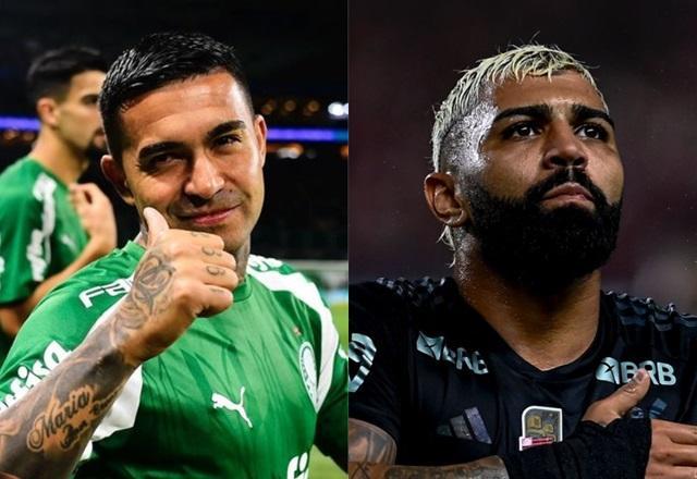 Palmeiras e Flamengo negociam troca por Dudu e Gabigol